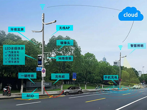 一站式5G智慧灯杆助智慧城市互联互通